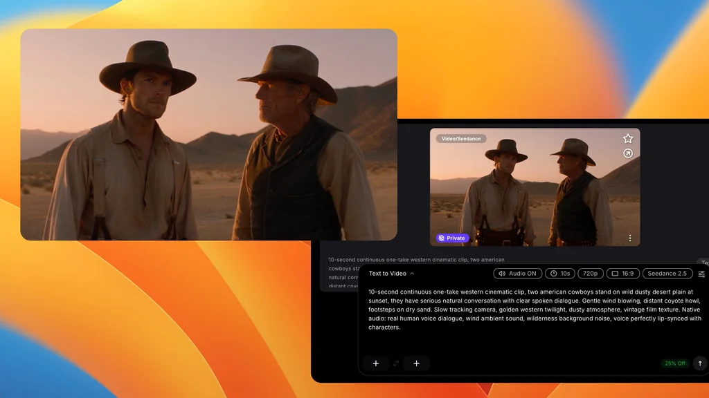 Generar un clip con su audio nativo en Diffus